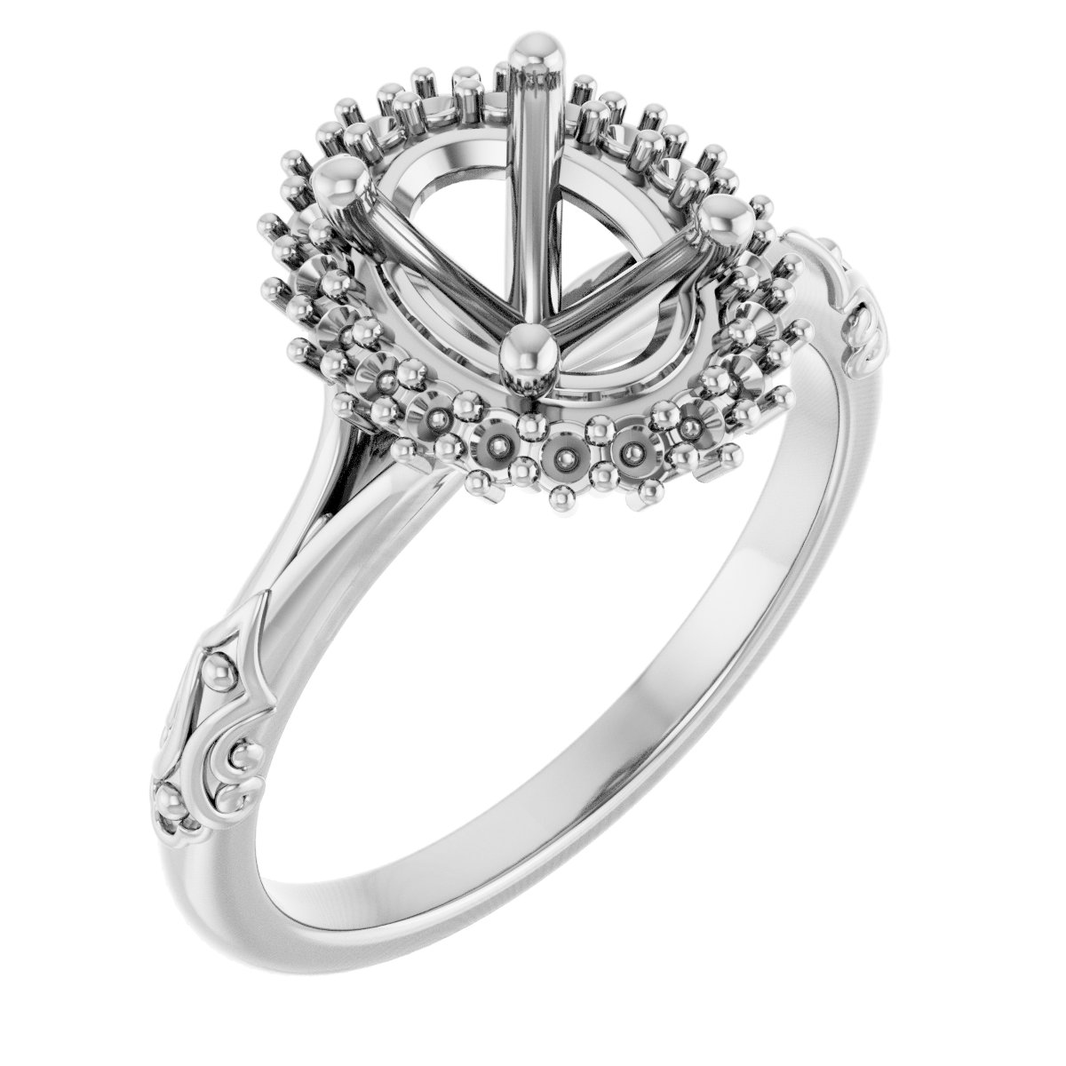 Halo-Style Engagement Ring