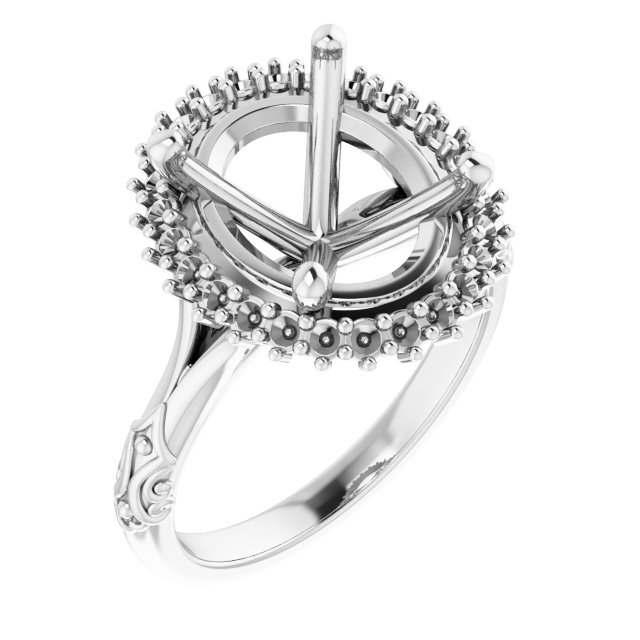 Halo-Style Engagement Ring