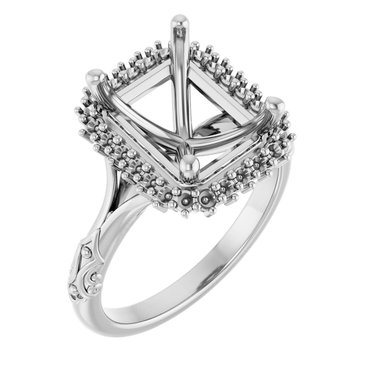 Halo-Style Engagement Ring