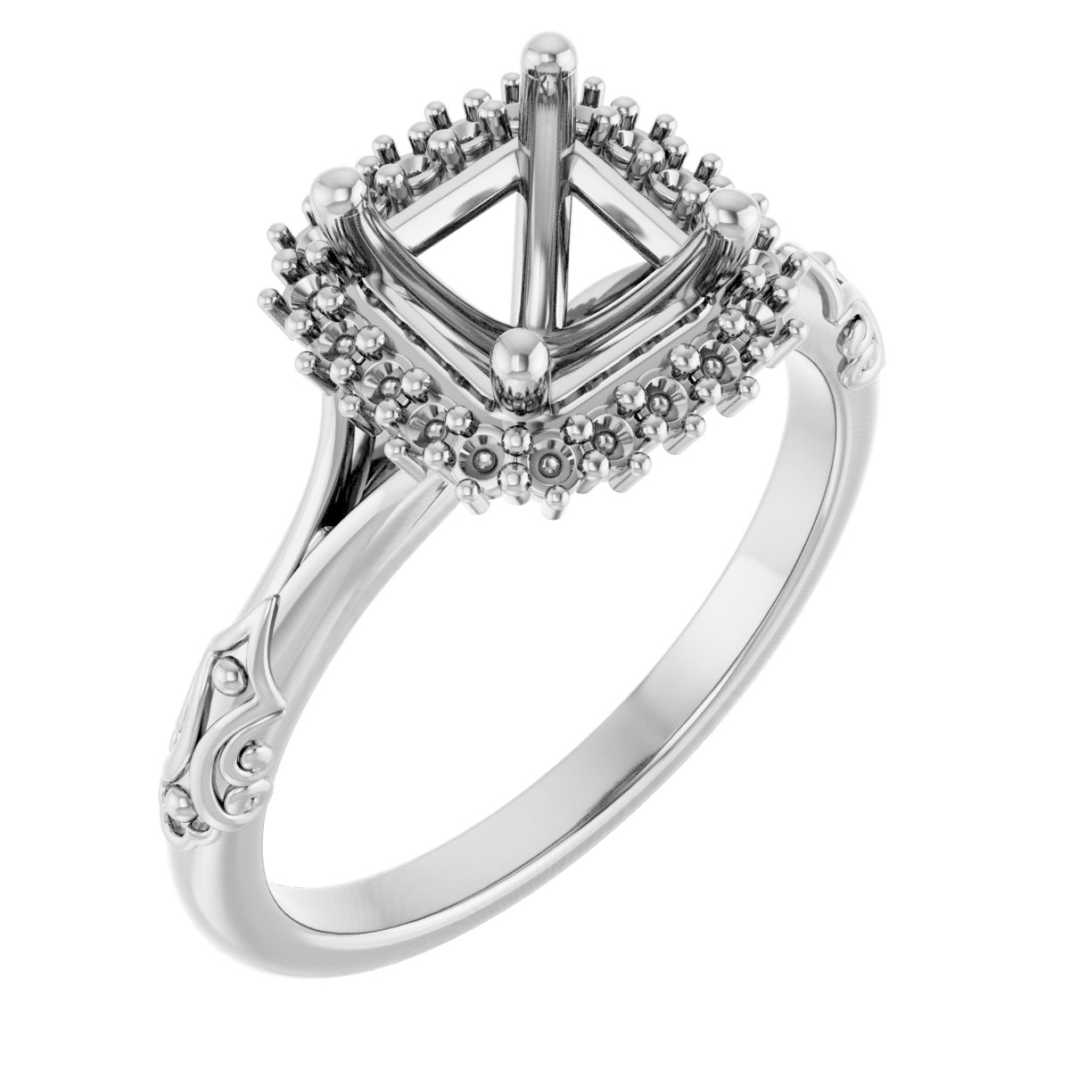 Halo-Style Engagement Ring