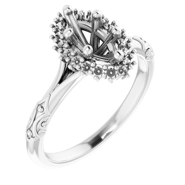 Halo-Style Engagement Ring