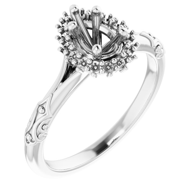 Halo-Style Engagement Ring