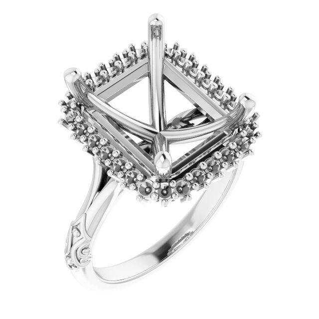 Halo-Style Engagement Ring