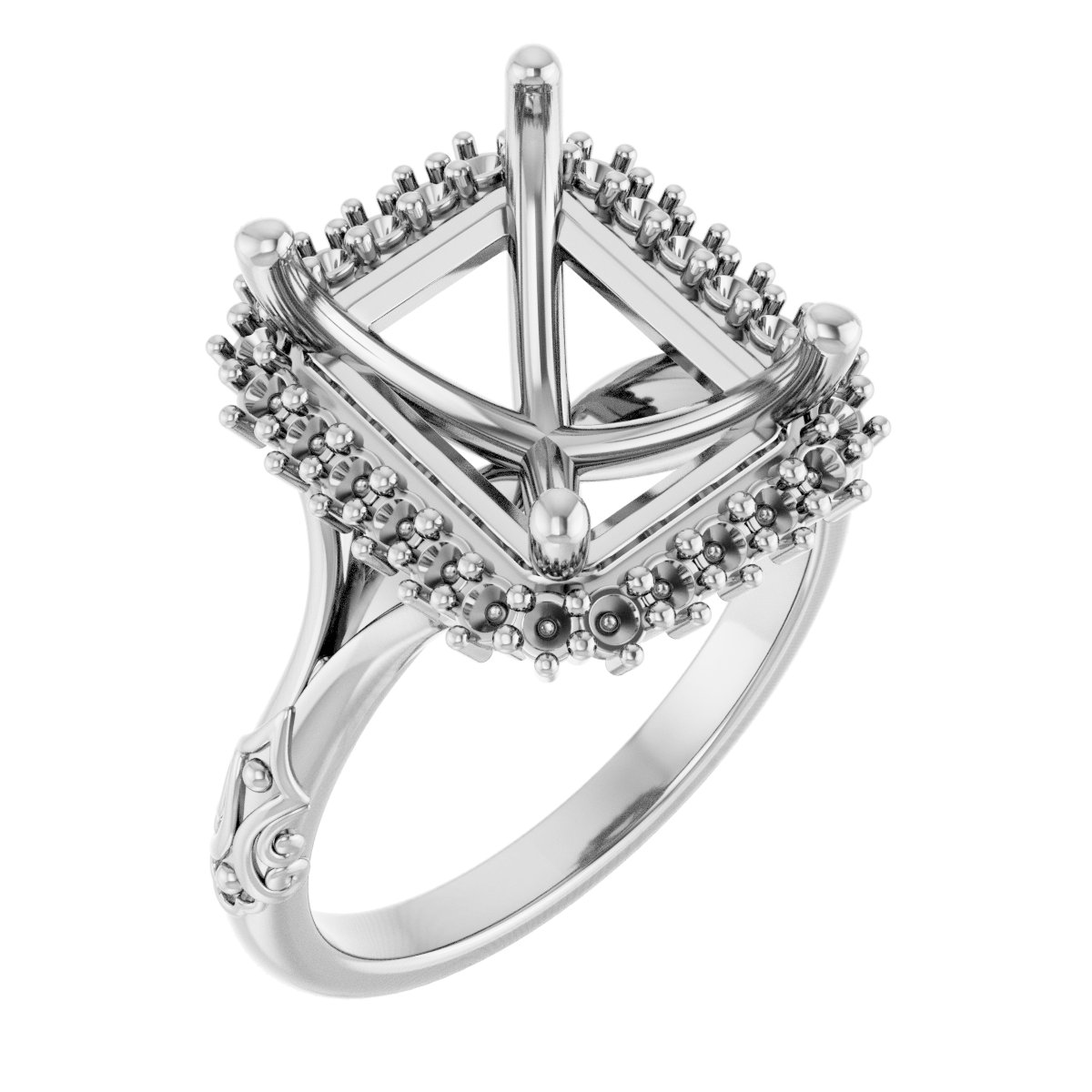 Halo-Style Engagement Ring