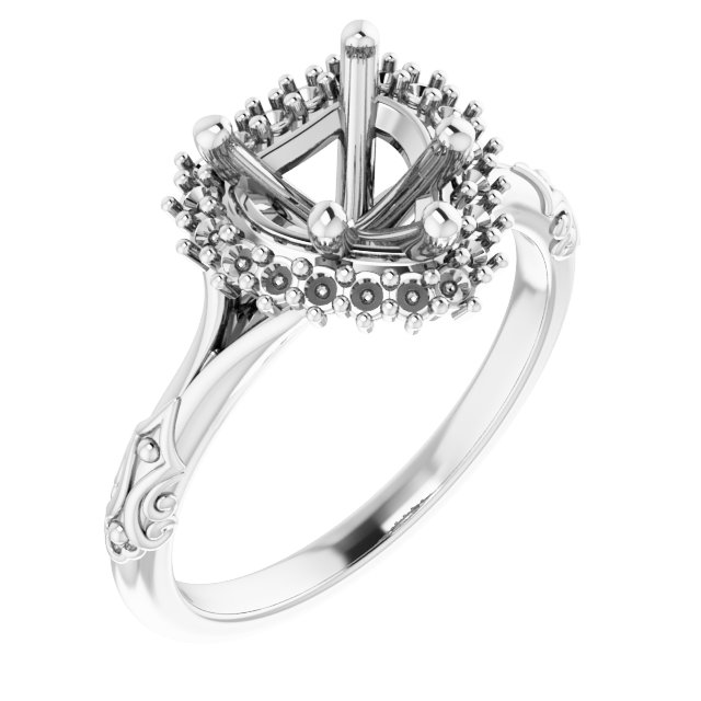 Halo-Style Engagement Ring