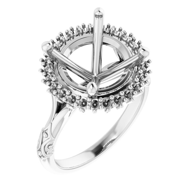 Halo-Style Engagement Ring
