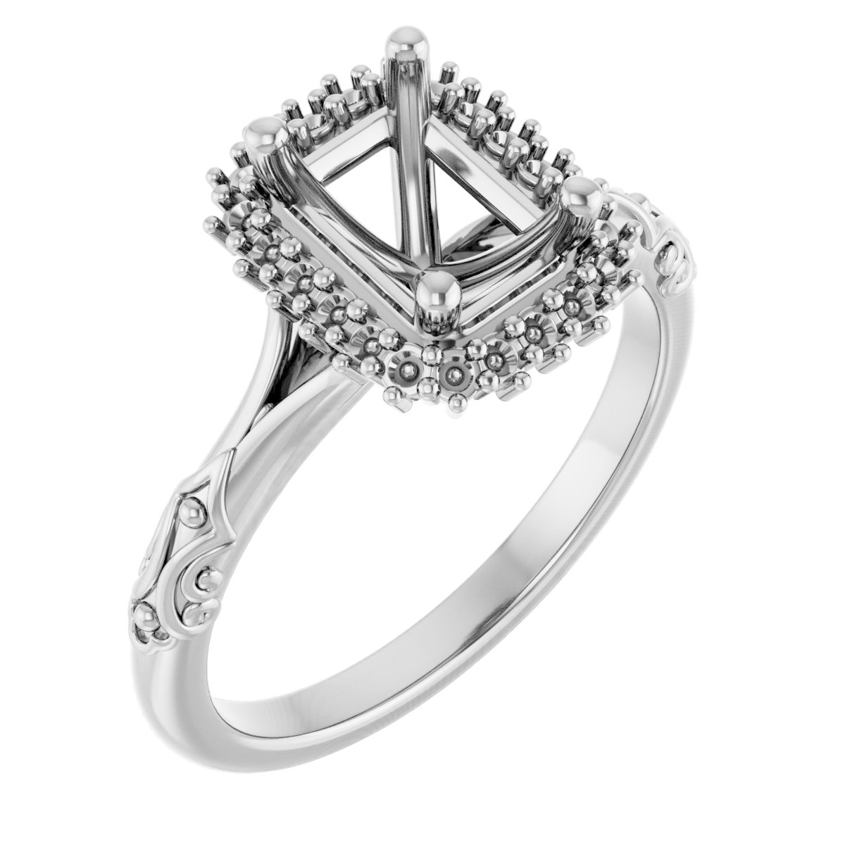 Halo-Style Engagement Ring