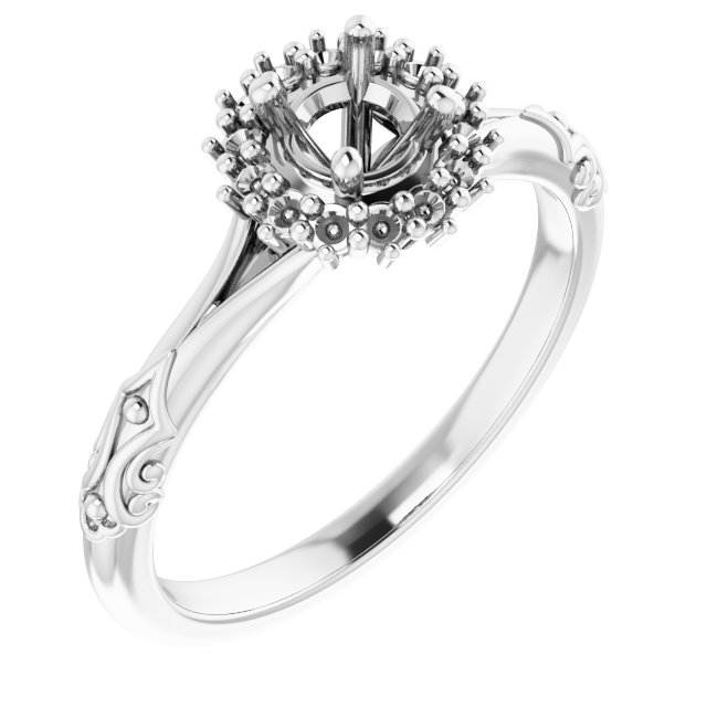Halo-Style Engagement Ring