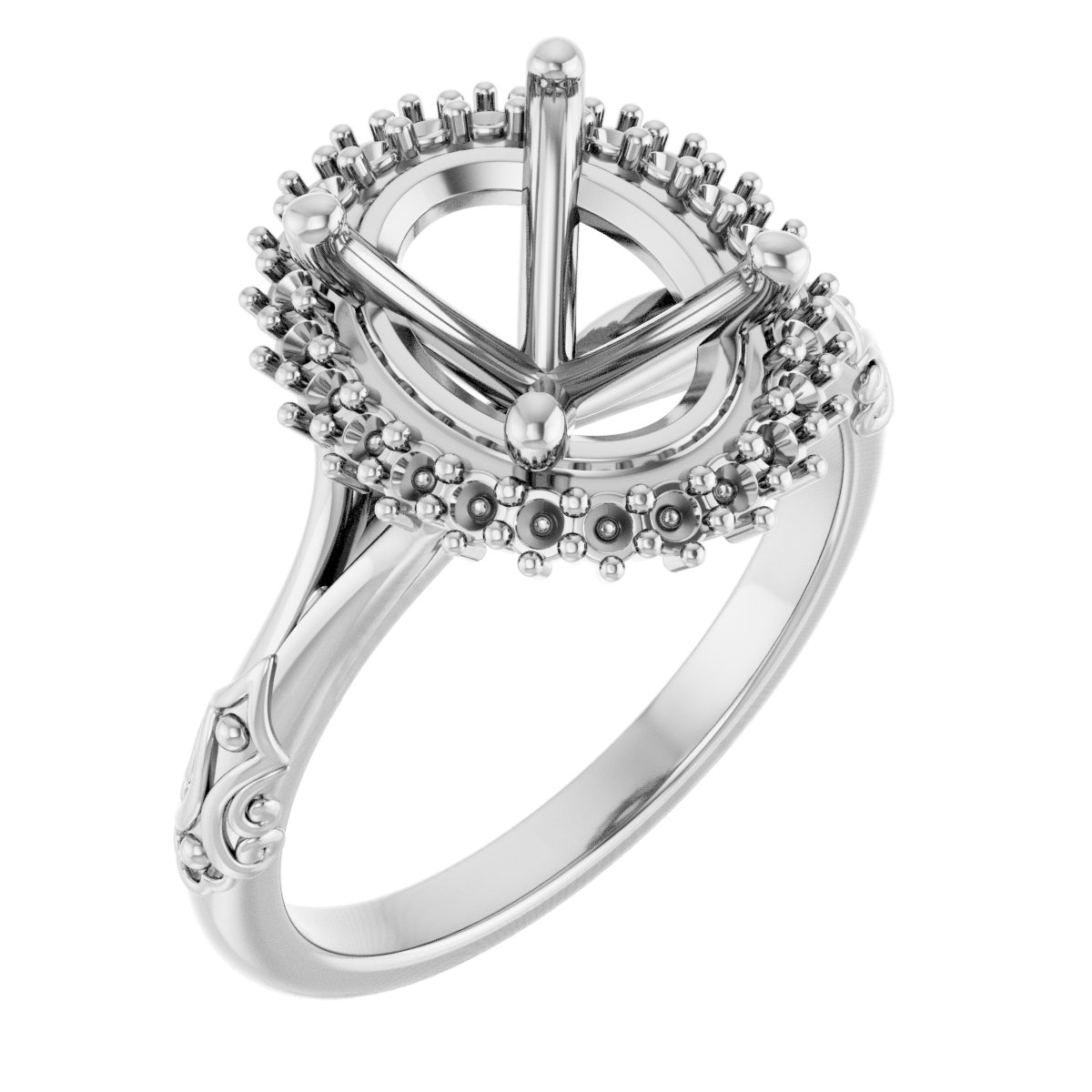 Halo-Style Engagement Ring