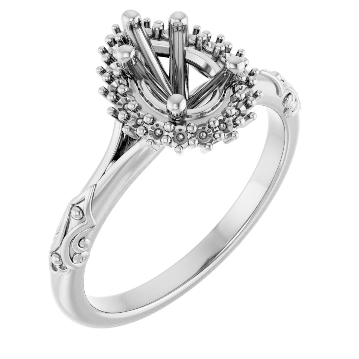 Halo-Style Engagement Ring