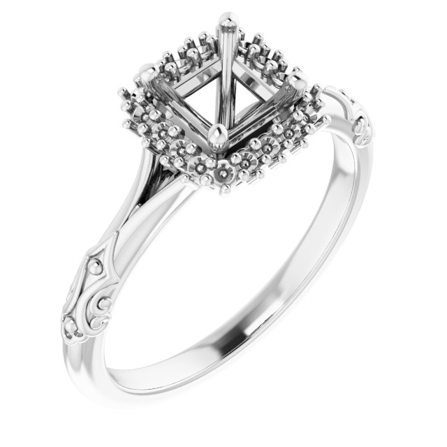 Halo-Style Engagement Ring