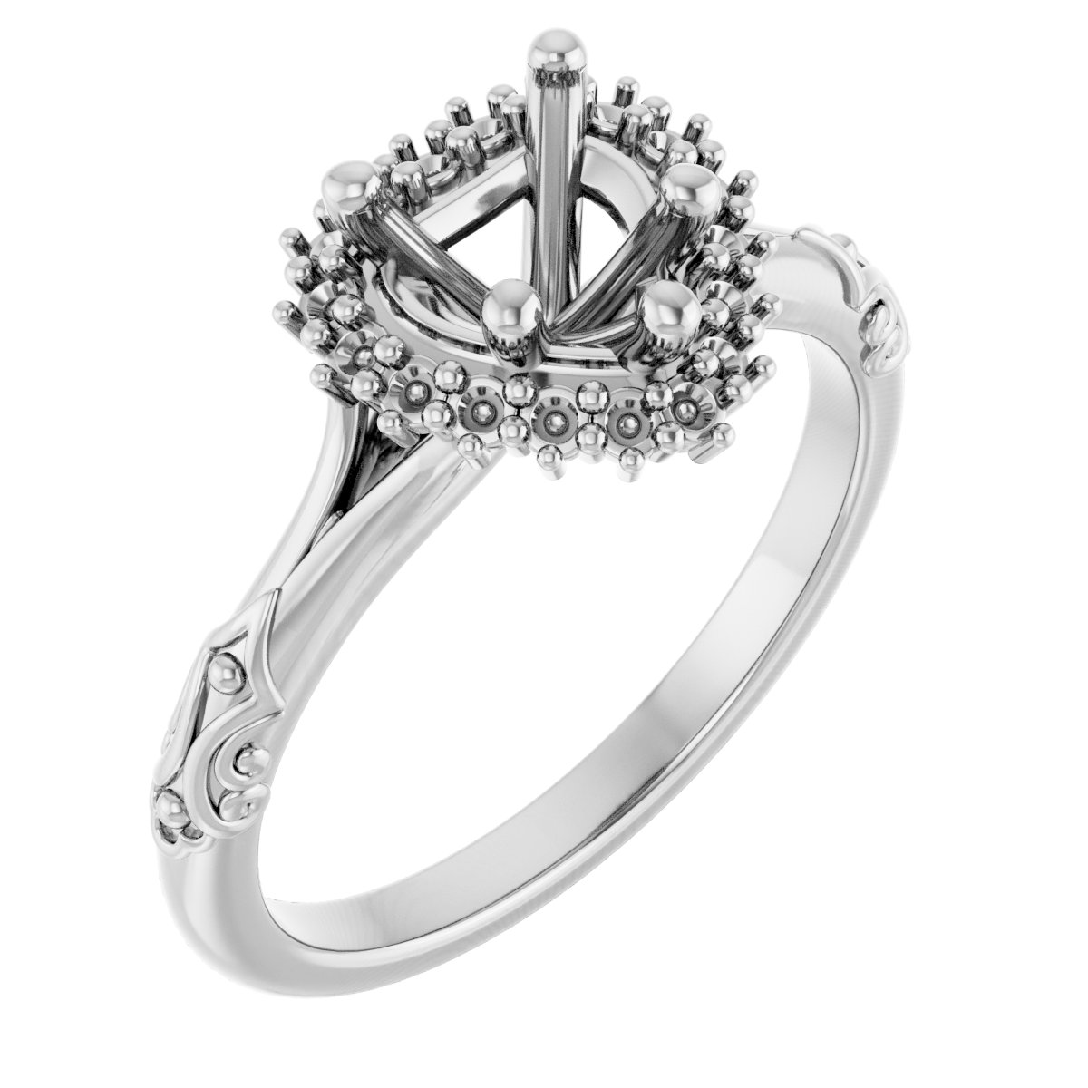 Halo-Style Engagement Ring