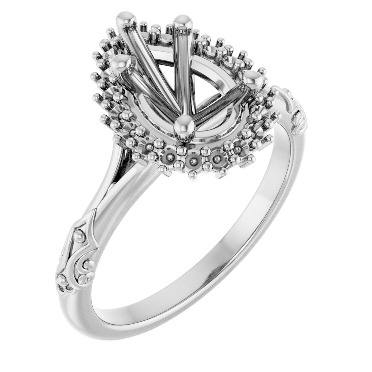 Halo-Style Engagement Ring
