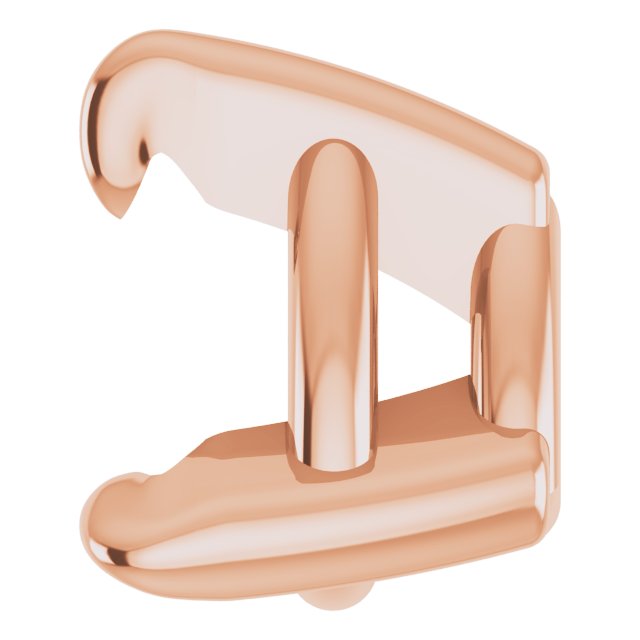 Pre-Notched Claw-Prong Earring Setting