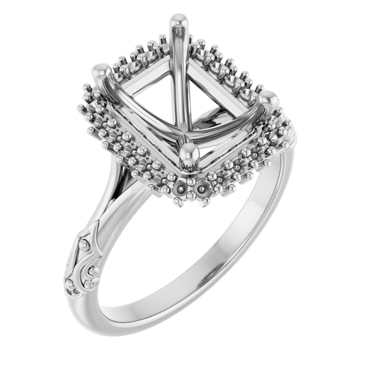 Halo-Style Engagement Ring