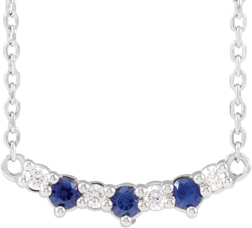 Accented Bar Necklace or Center