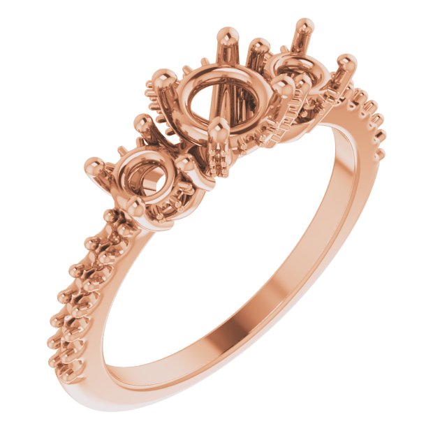 Three-Stone Engagement Ring or Band
