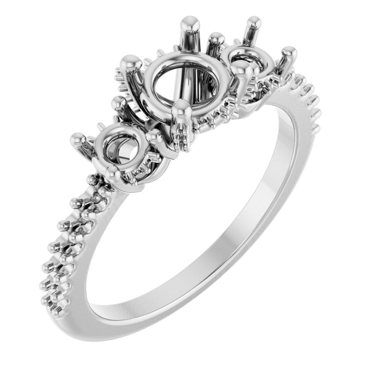 Three-Stone Engagement Ring or Band