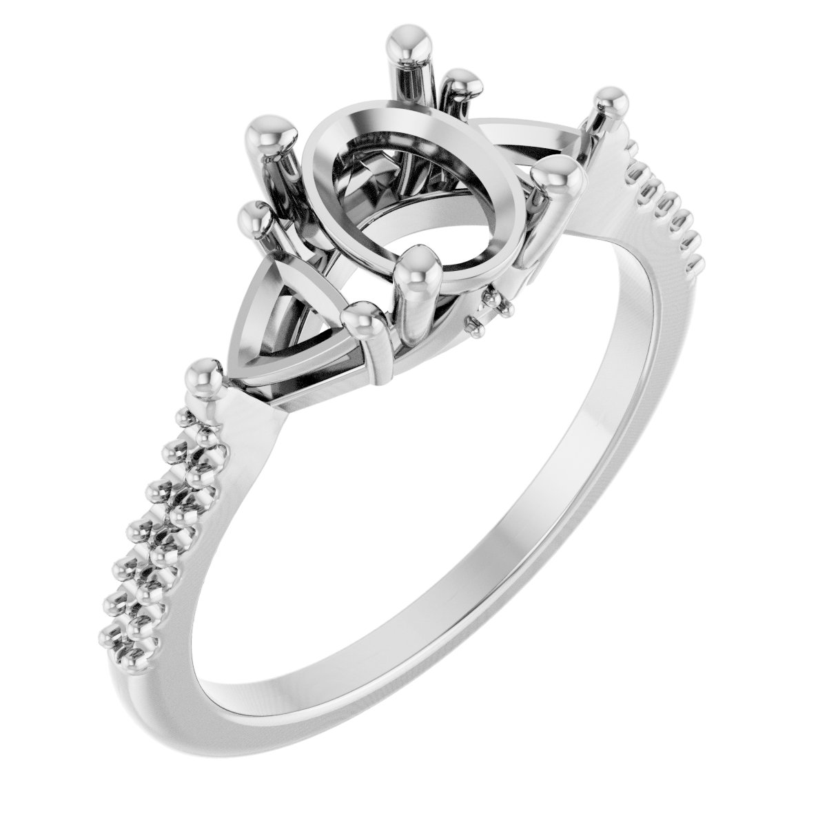 Three-Stone Engagement Ring or Band