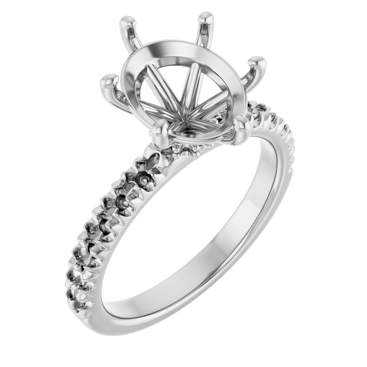 Accented Engagement Ring