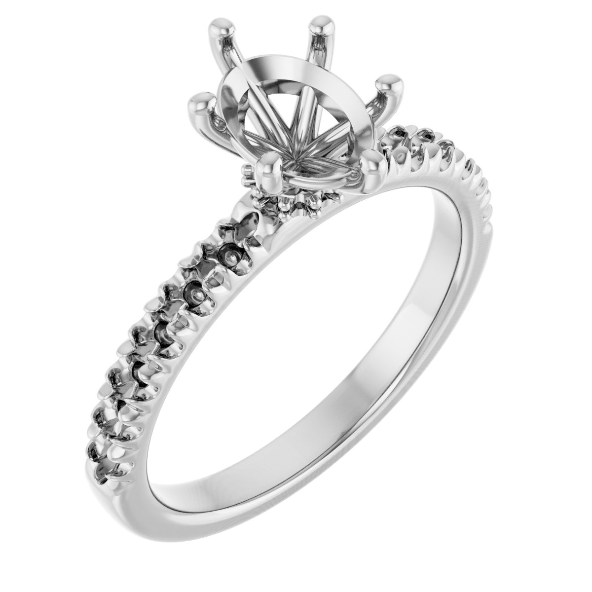 Accented Engagement Ring