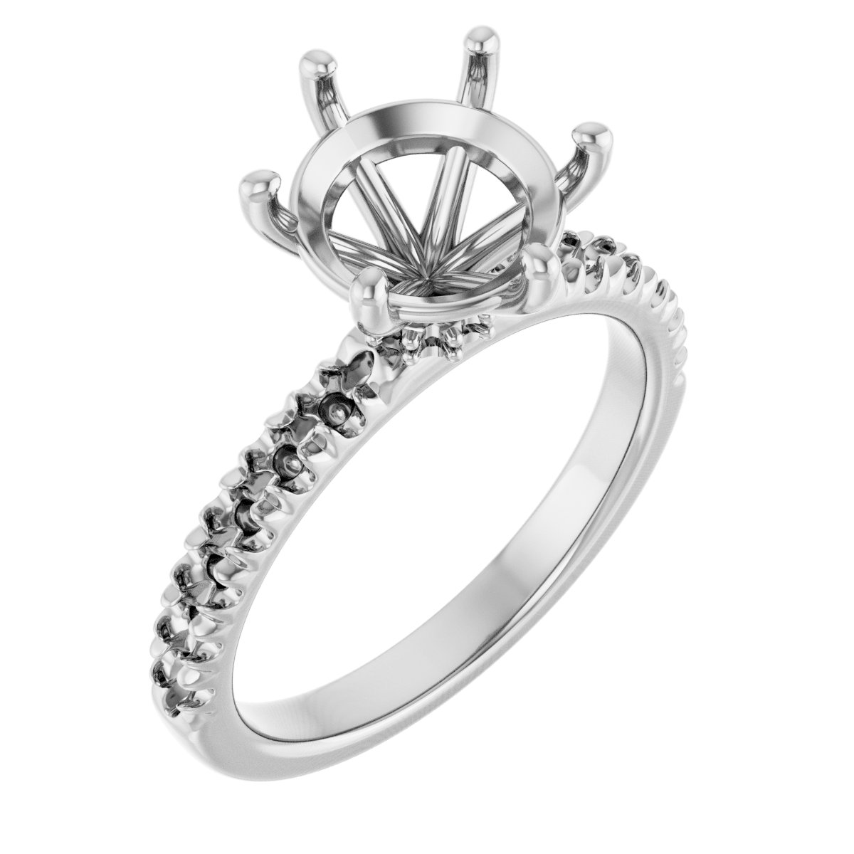 Accented Engagement Ring