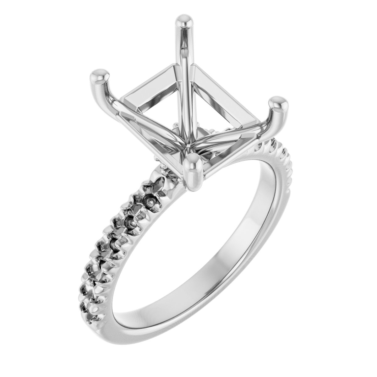 Accented Engagement Ring