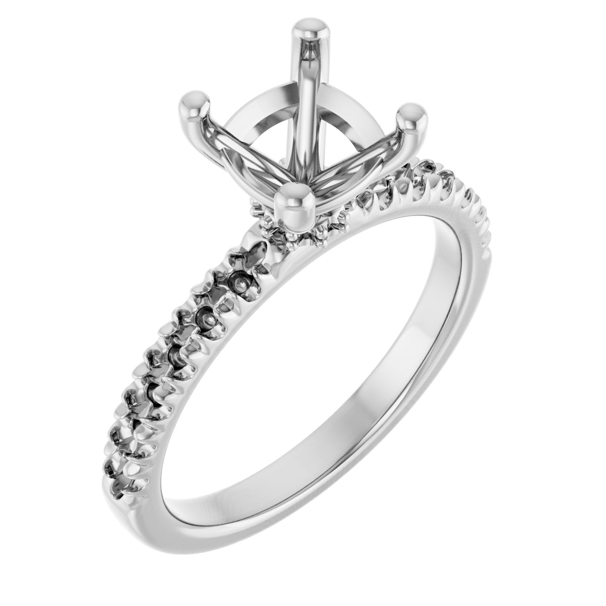 Accented Engagement Ring
