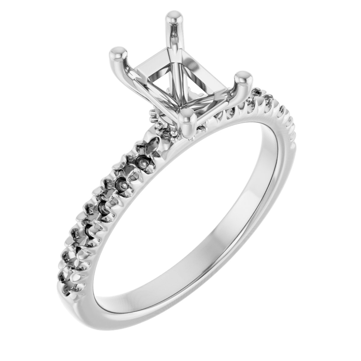 Accented Engagement Ring