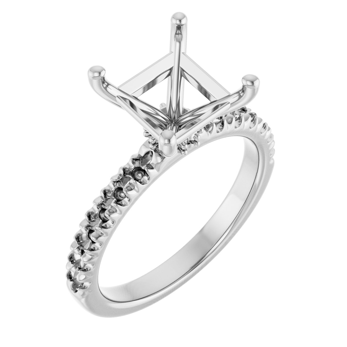 Accented Engagement Ring