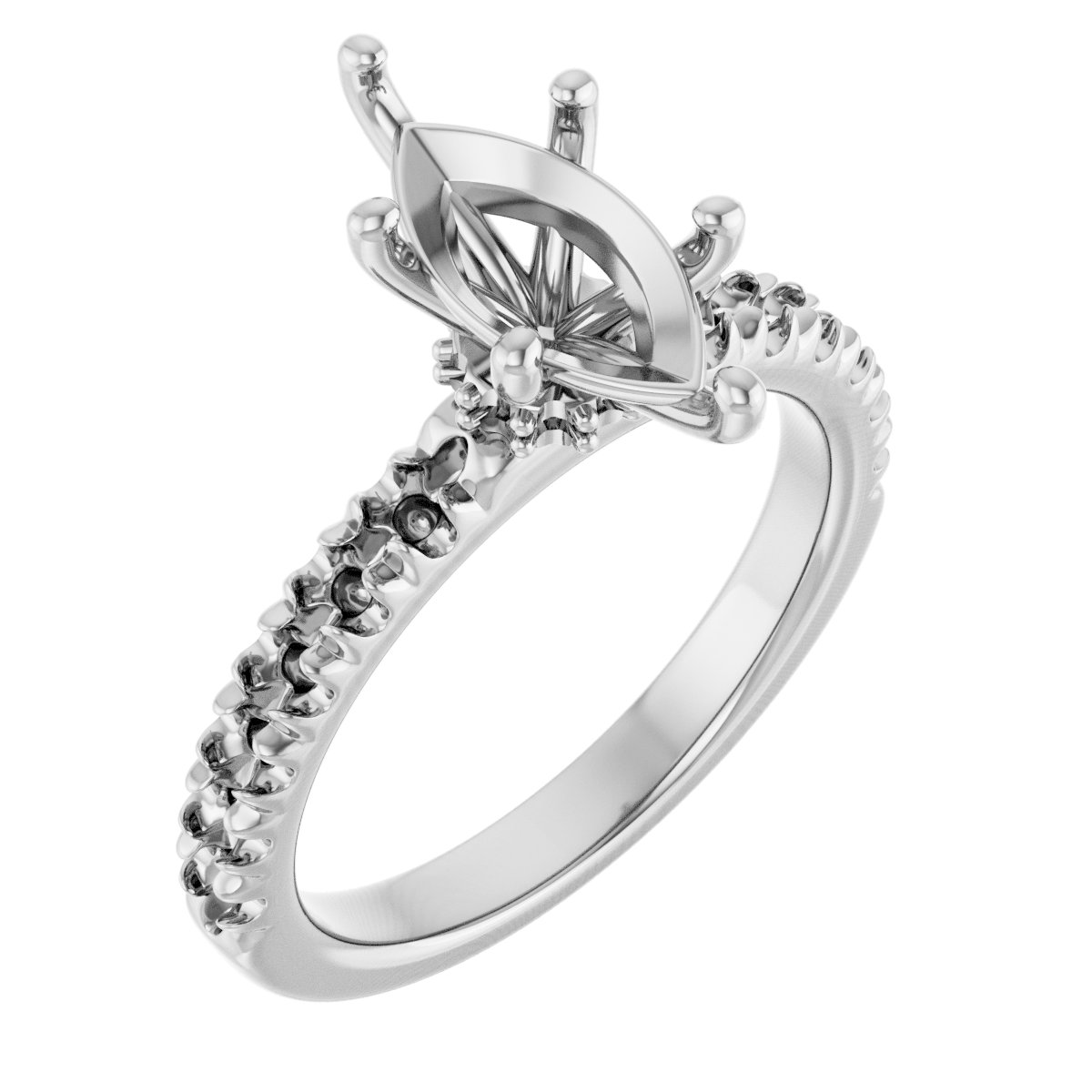 Accented Engagement Ring