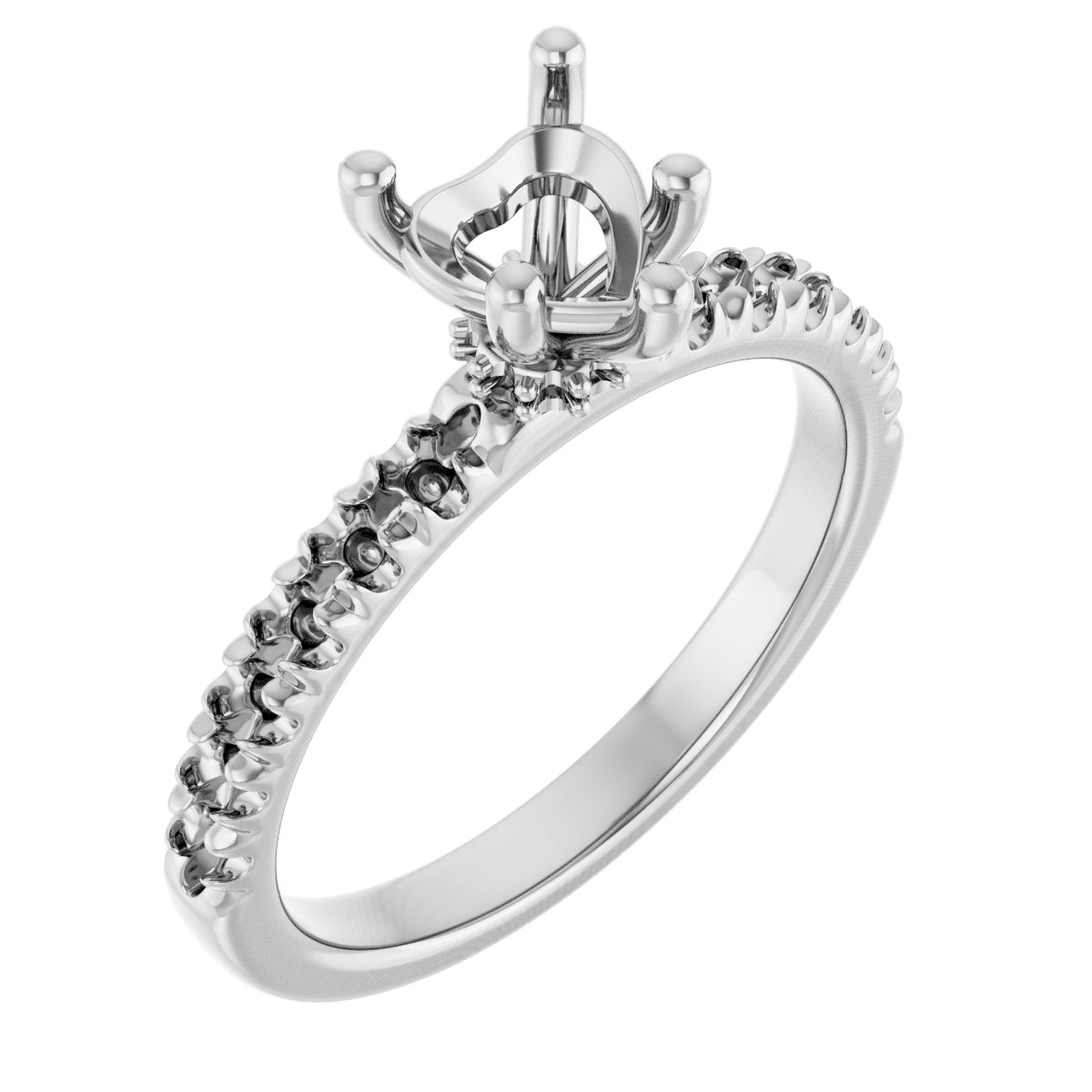 Accented Engagement Ring