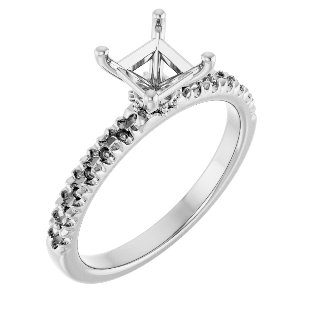 Accented Engagement Ring