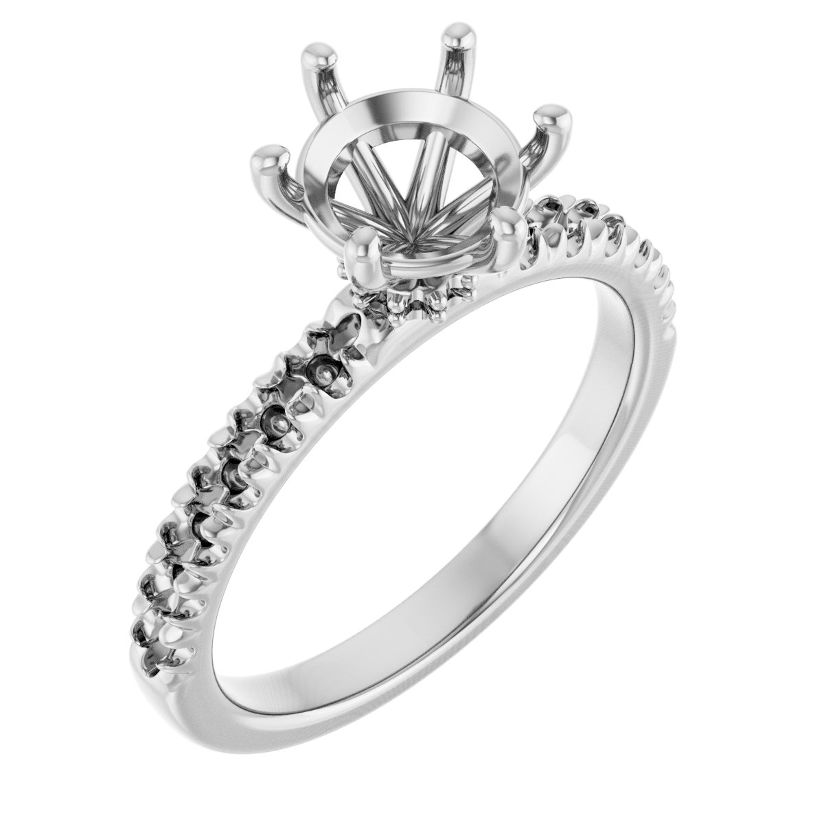 Accented Engagement Ring