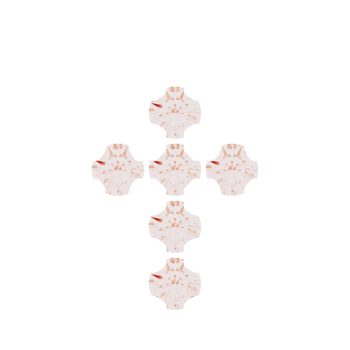 French-Set Cross Dangle