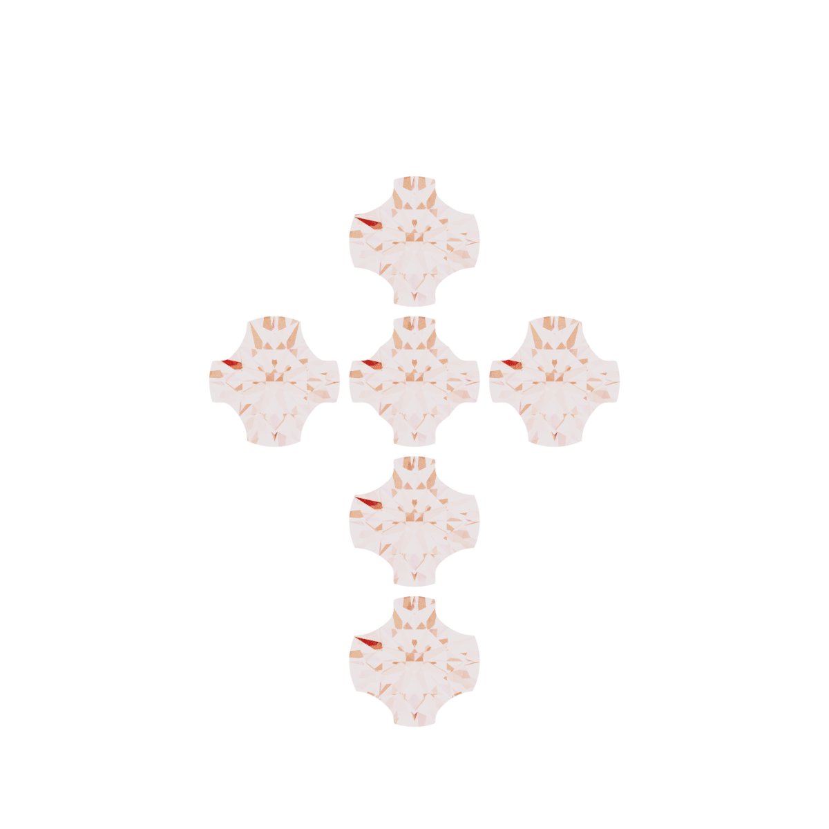 French-Set Cross Dangle