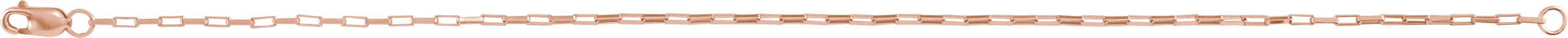 14K Rose 1.2 mm Elongated Box 7