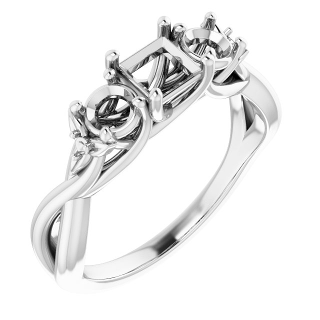 Three-Stone Engagement Ring