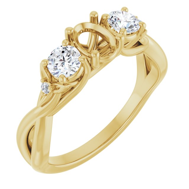 14k Yellow Gold