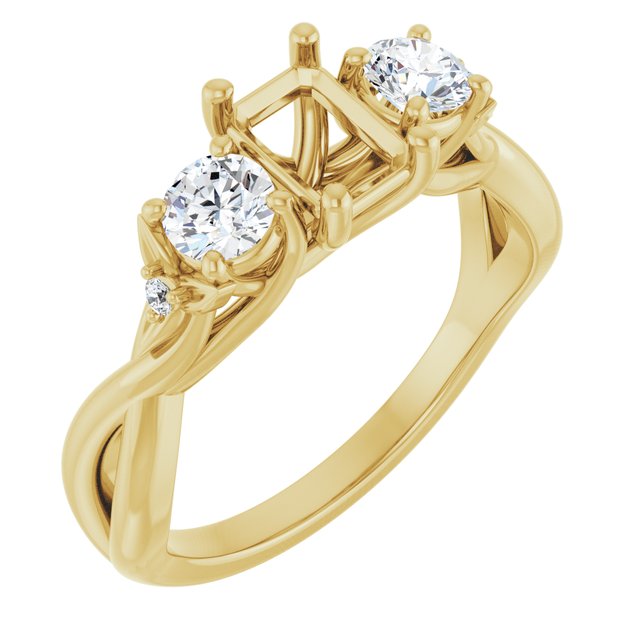 14k Yellow Gold