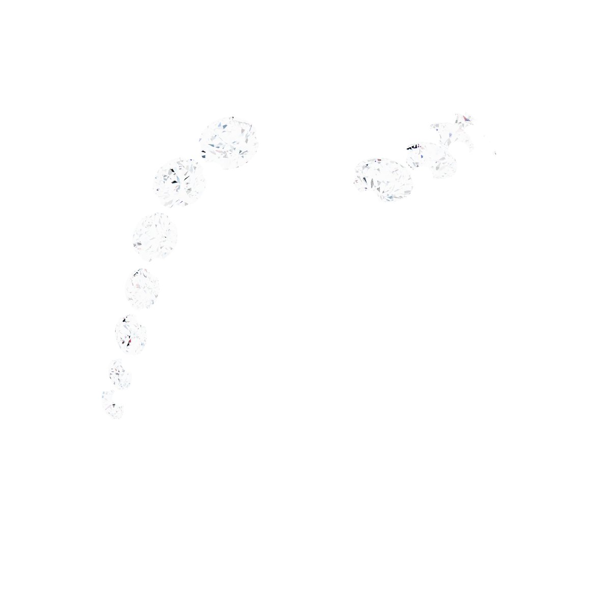Two-Stone Bypass Engagement Ring or Band