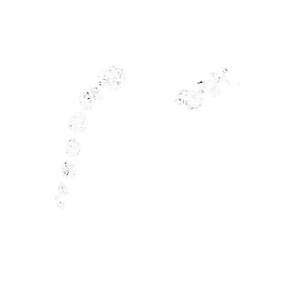 Two-Stone Bypass Engagement Ring or Band