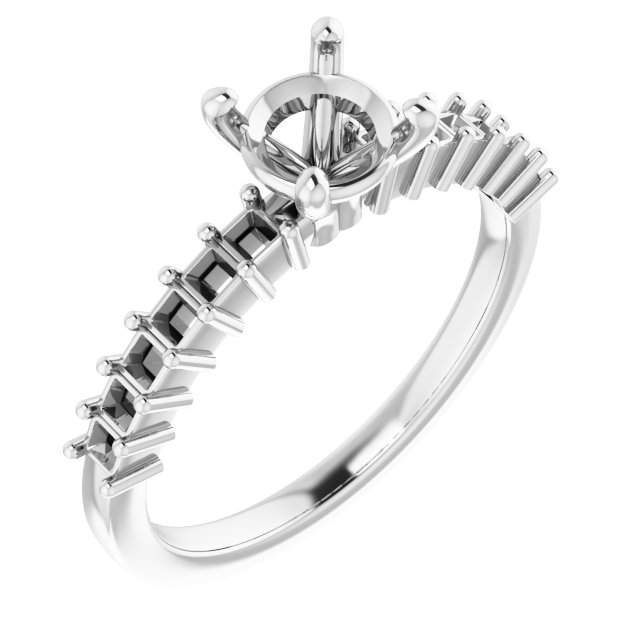 Accented Engagement Ring
