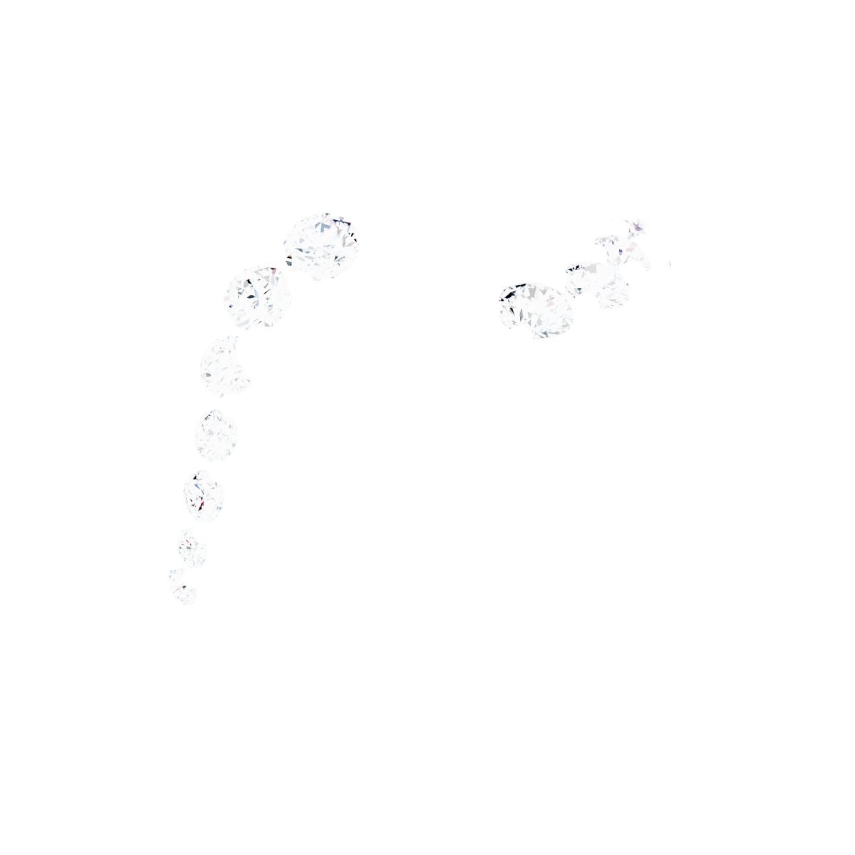 Two-Stone Bypass Engagement Ring or Band