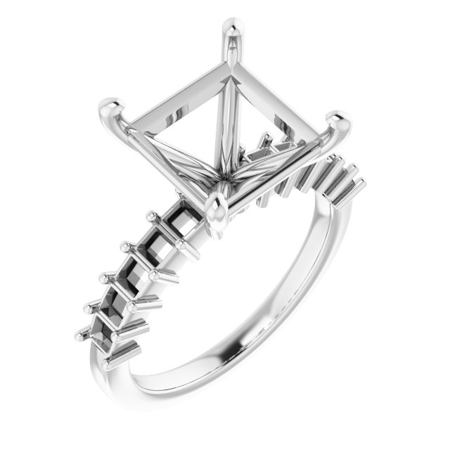 Accented Engagement Ring