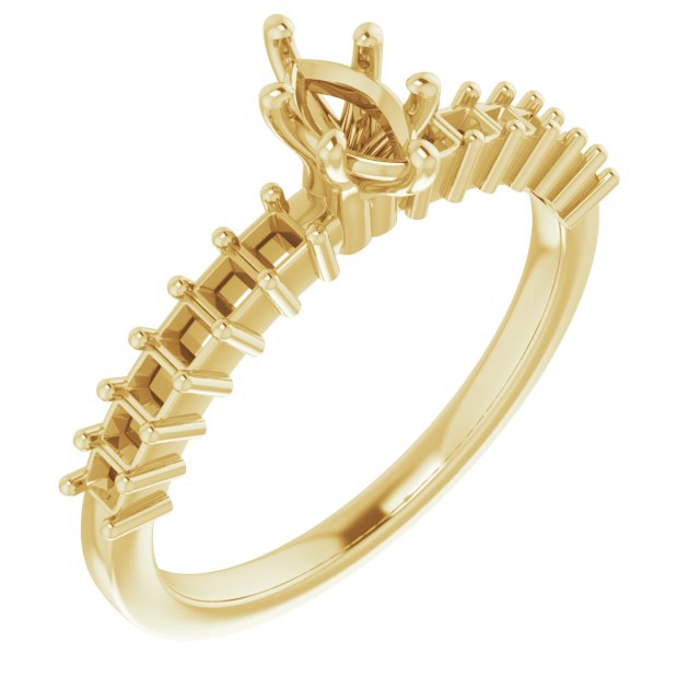 Accented Engagement Ring