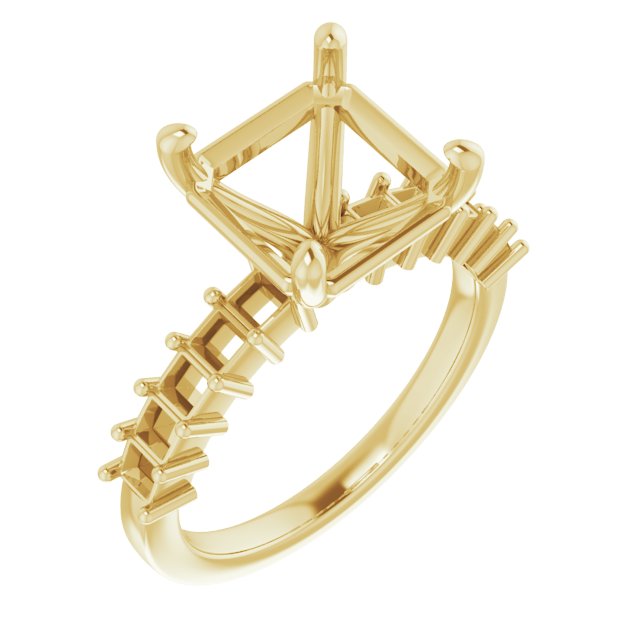 Accented Engagement Ring