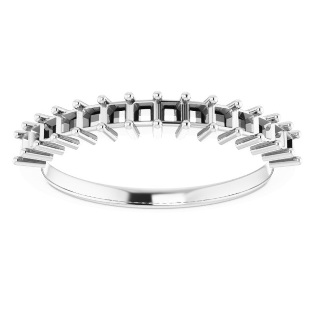 Band Mounting for 7x5 mm Oval Ring view 3
