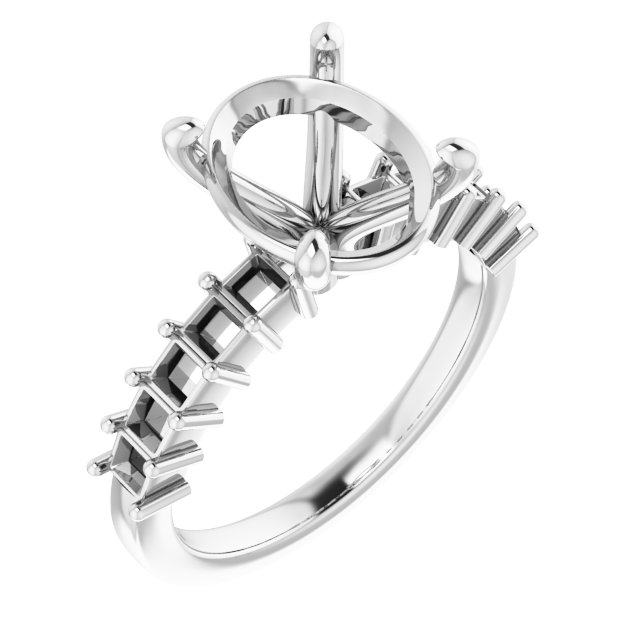 Accented Engagement Ring