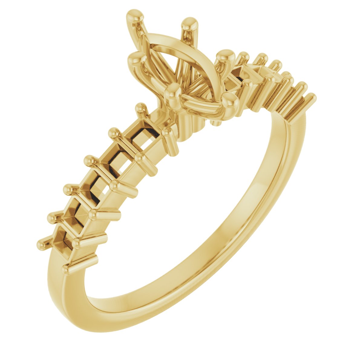 Accented Engagement Ring